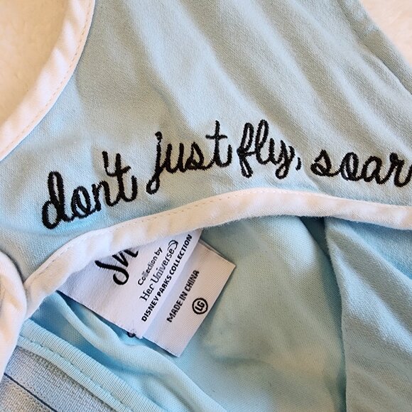 Blue Sleeveless Dress with Animal Print - Picture 2 of 3